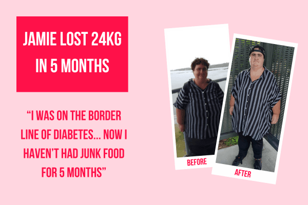 Jamie Lost 24kg On The Lady Shake