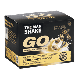 The Man Shake GO! Vanilla Latte