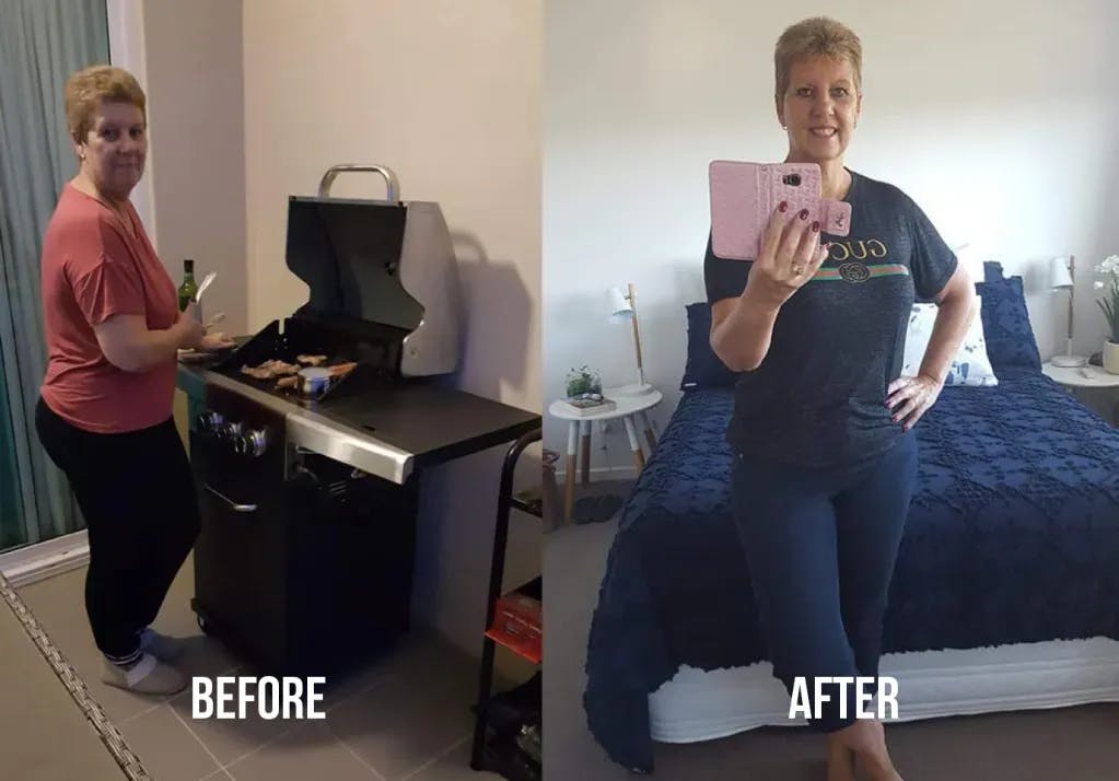 Sandy continues her fitness journey with The Lady Shake!