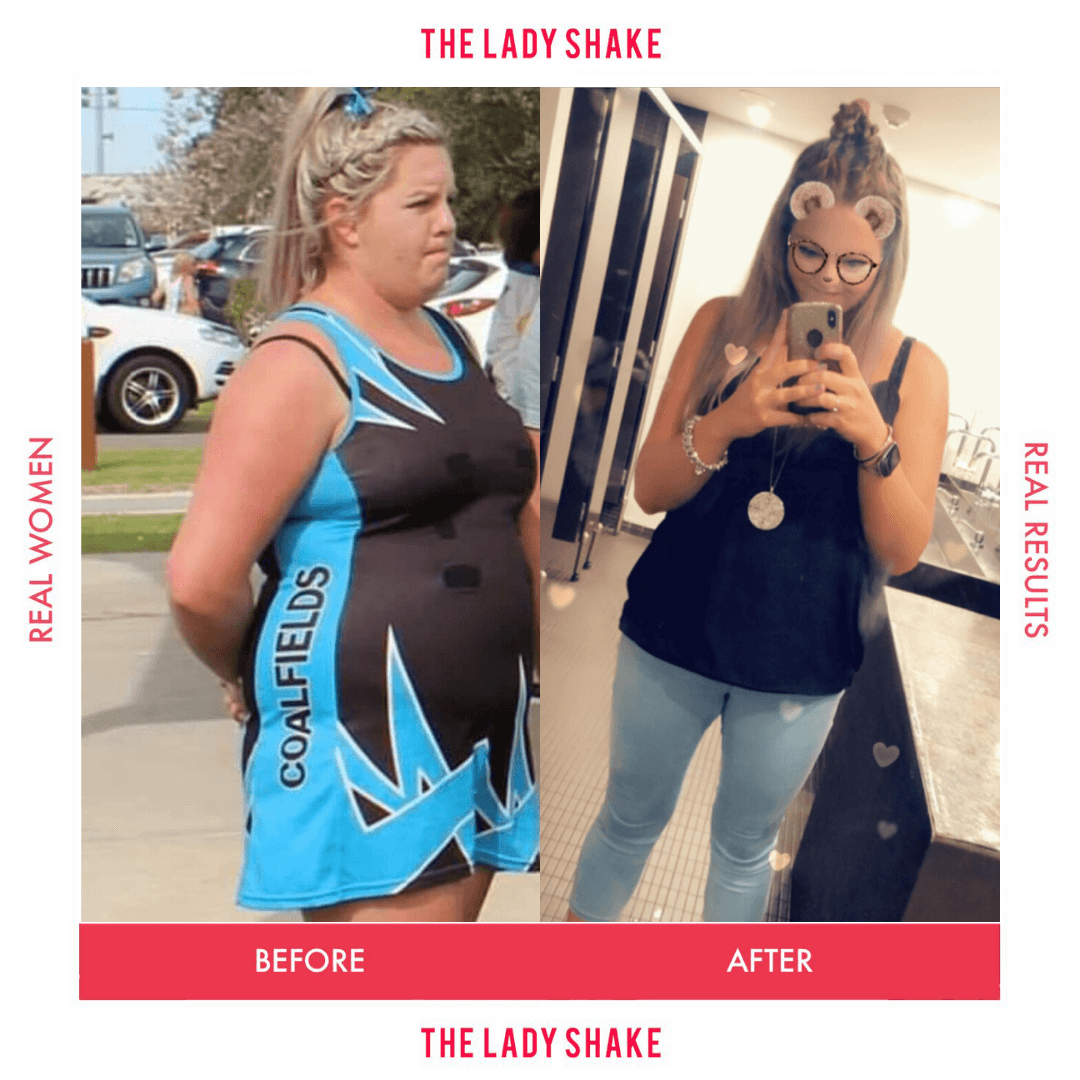 Tamika lost 23kgs with The Lady Shake