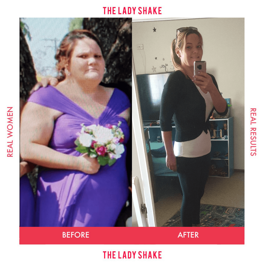 Tara lost an incredible 58kg with The Lady Shake