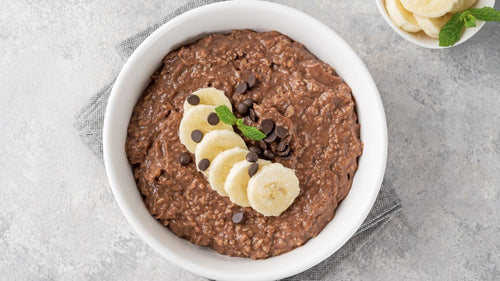 Choccy Greens Overnight Oats