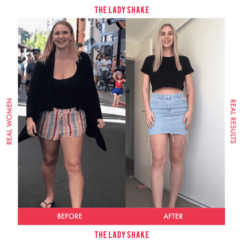 Keely lost 19kgs!