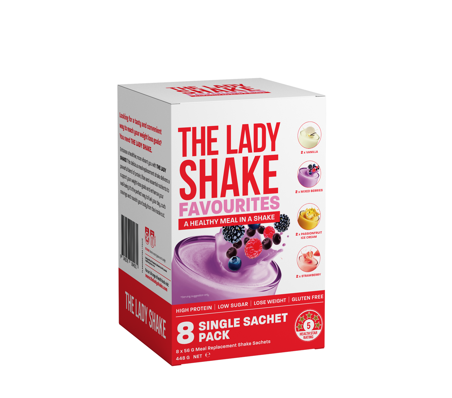 The Lady Shake Favourites Variety 8 Pack The Lady Shake Favourites Variety 8 Pack