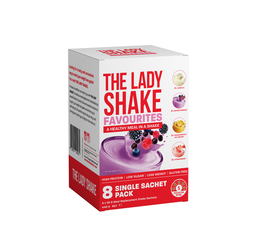 The Lady Shake Favourites Variety 8 Pack